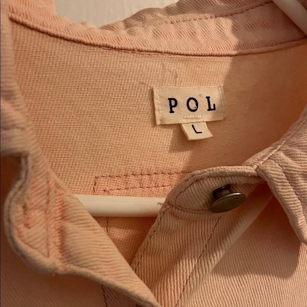 POL Light Peach Collared Shirt
